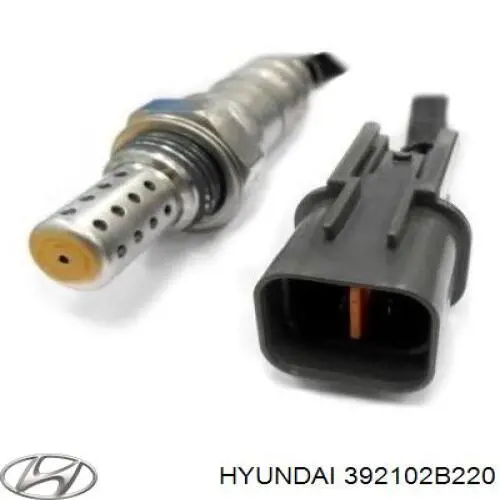 Купить 392102B220 Hyundai/Kia Лямбда-зонд, датчик кислорода после катализатора