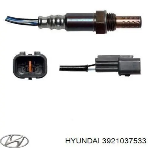 Купить 3921037533 Hyundai/Kia Лямбда-зонд, датчик кислорода после катализатора левый
