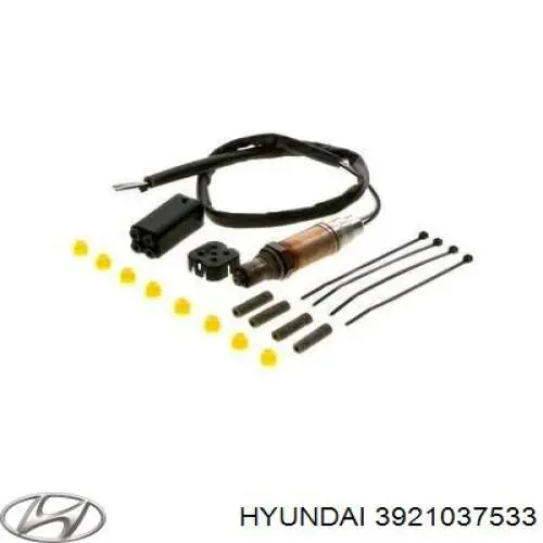Лямбда-зонд, датчик кислорода после катализатора левый 3921037533 Hyundai/Kia