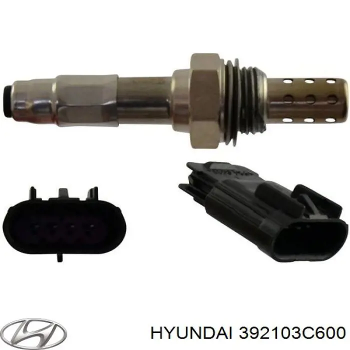 Купить 392103C600 Hyundai/Kia Лямбда-зонд, датчик кислорода после катализатора правый