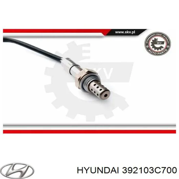 Лямбдазонд, датчик кислорода после катализатора, левый Hyundai/Kia 392103C700 цена, от 89.96 USD