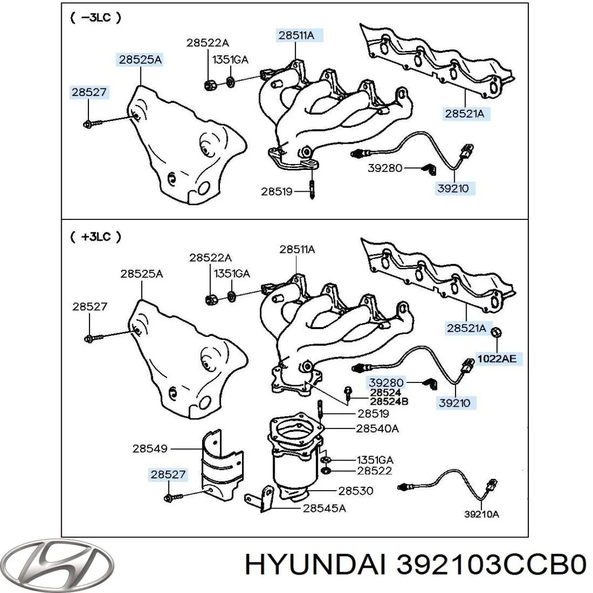  392103CCB0 Hyundai/Kia