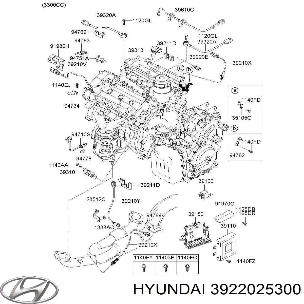 Датчик температуры масла двигателя Hyundai/Kia 3922025300 цена, от 6.43 USD