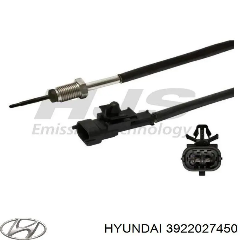 Датчик температуры отработавших газов (ОГ), до катализатора 3922027450 Hyundai/Kia