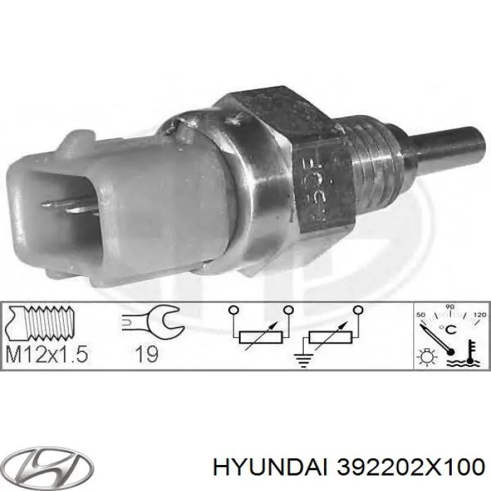 Датчик указателя температуры охлаждающей жидкости Hyundai/Kia 392202X100 цена, от 18.66 USD