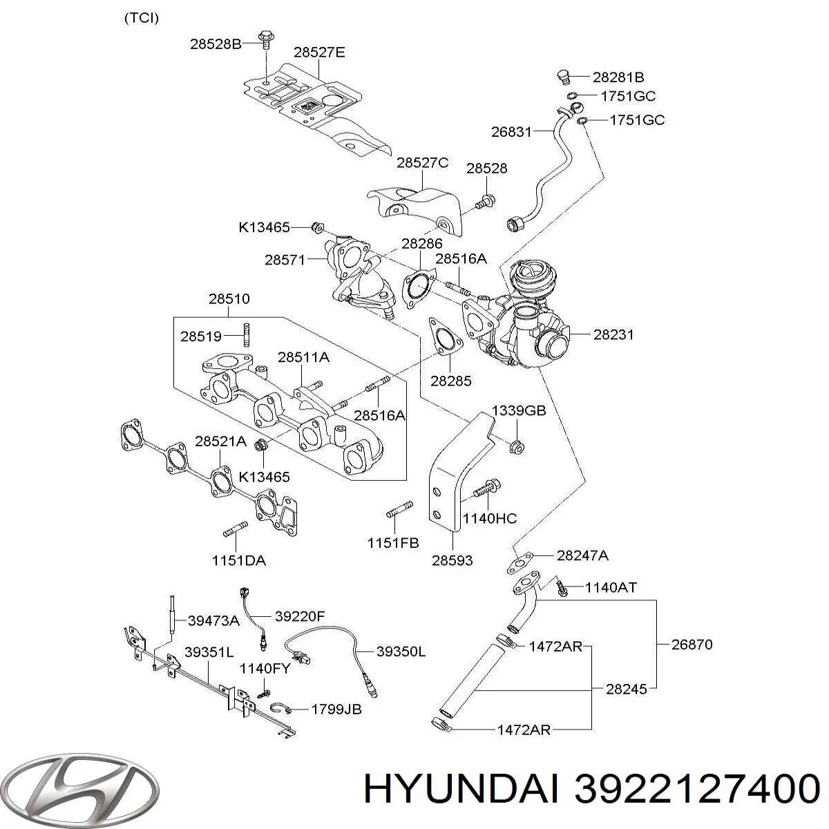  Hyundai/Kia 3922127400 цена, от 13.81 USD