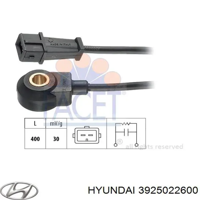 3925022600 Hyundai/Kia Датчик самовоспламенения