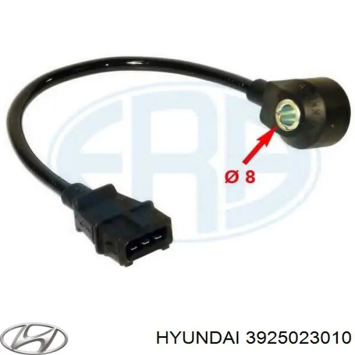 Sensor de detonação 064836006010 Magneti Marelli
