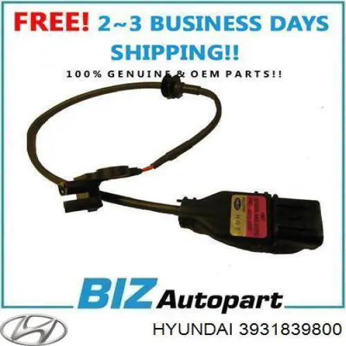 3931839800 Hyundai/Kia sensor de posição da árvore distribuidora