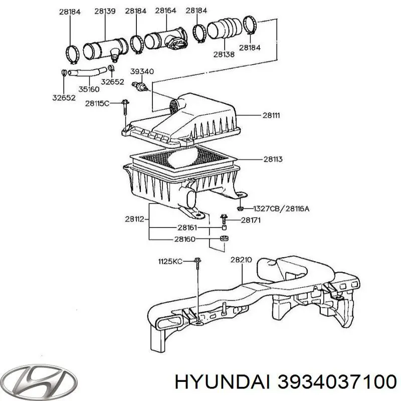 Купить 3934037100 Hyundai/Kia Терморегулятор воздуха