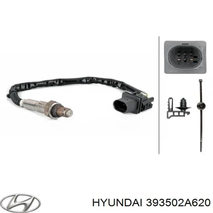 393502A620 Hyundai/Kia лямбда-зонд, датчик кислорода до катализатора