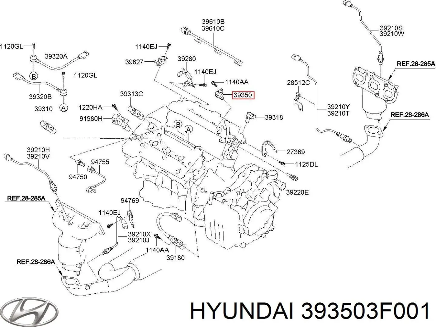Купить 393503F001 Hyundai/Kia 