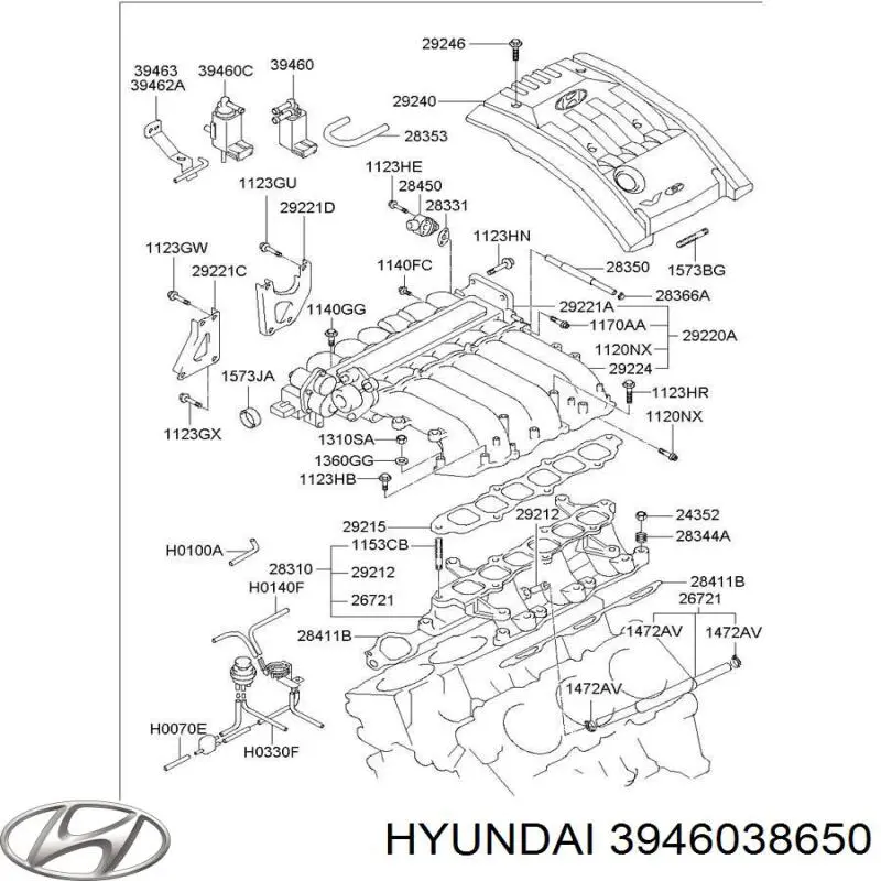  3946038600 Hyundai/Kia