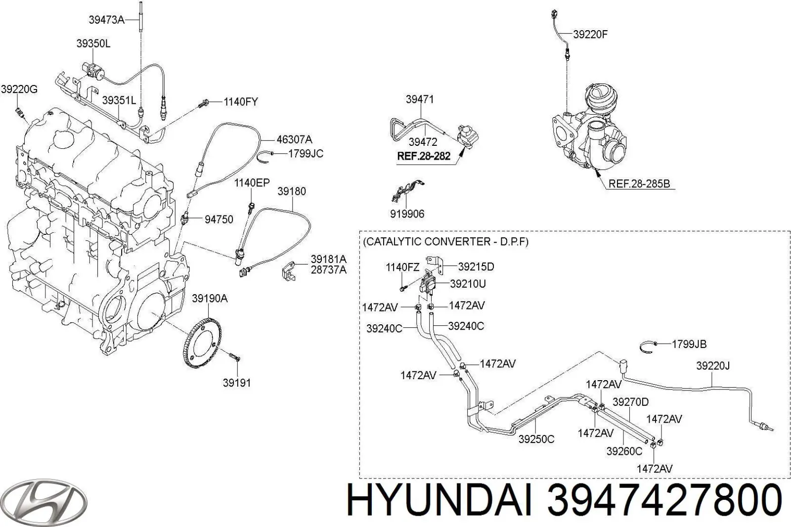 Купить 3947427800 Hyundai/Kia 