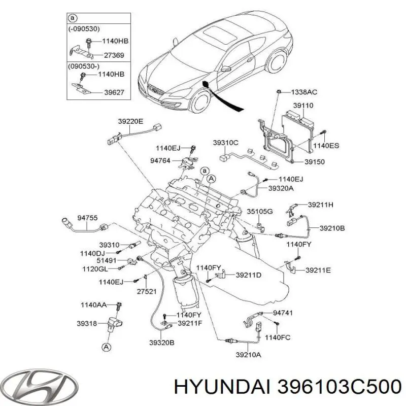  Hyundai/Kia 396103C500 цена, от 19.05 USD