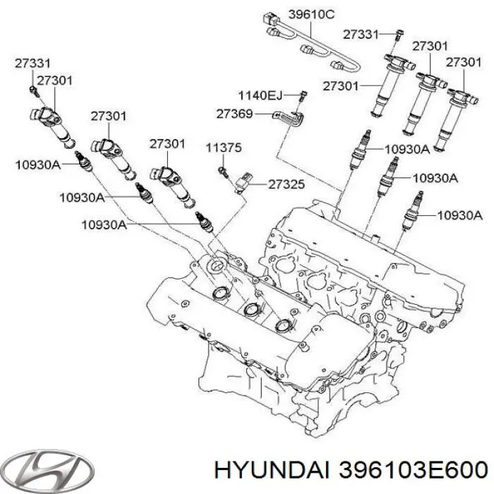  396103E600 Hyundai/Kia