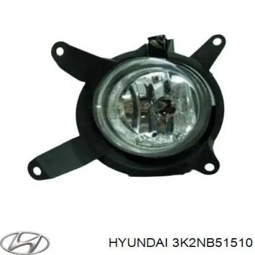 Фара противотуманная правая 3K2NB51510 Hyundai/Kia