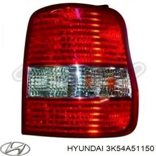 Купить 3K54A51150 Hyundai/Kia Задняя правая фара