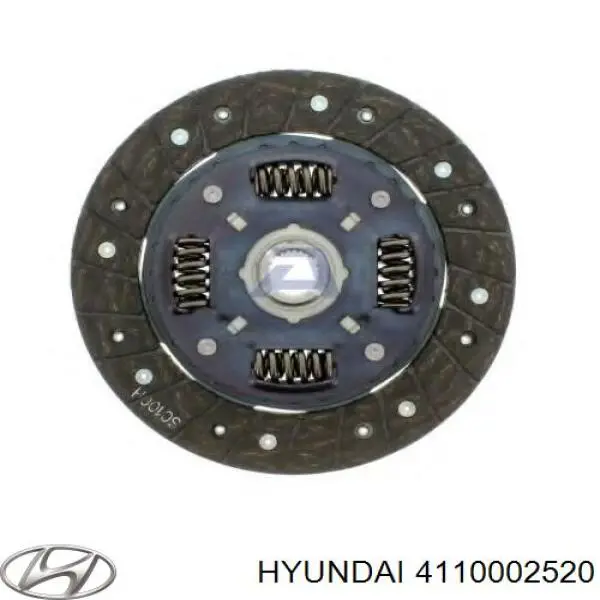 Диск сцепления 4110002520 Hyundai/Kia