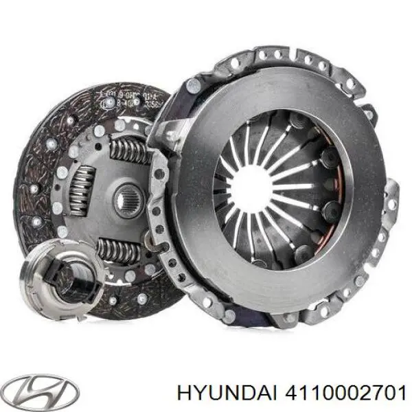 4110002702FFF Hyundai/Kia диск сцепления