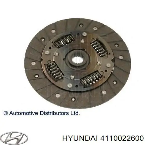 Диск сцепления Hyundai/Kia 4110022600 цена, от 29.20 USD