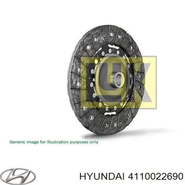Диск сцепления Hyundai/Kia 4110022690 цена, от 34.41 USD