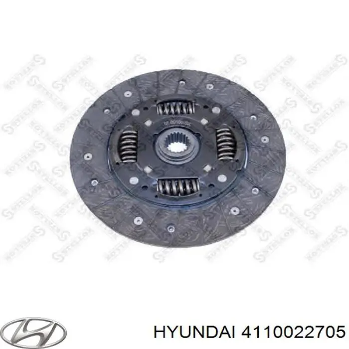 4110022705 Hyundai/Kia Диск сцепления ведомый