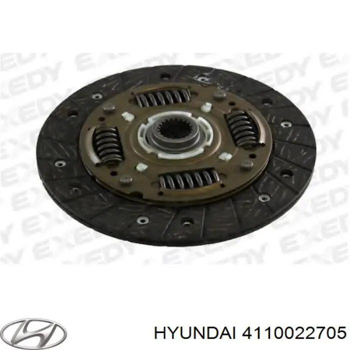 Купить 4110022705 Hyundai/Kia Диск сцепления