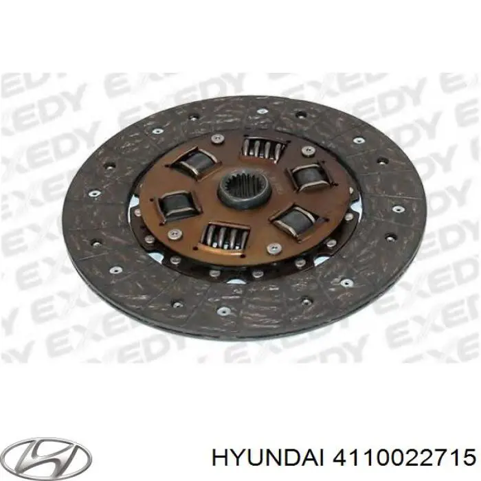 Диск сцепления Hyundai/Kia 4110022715 цена, от 39.54 USD