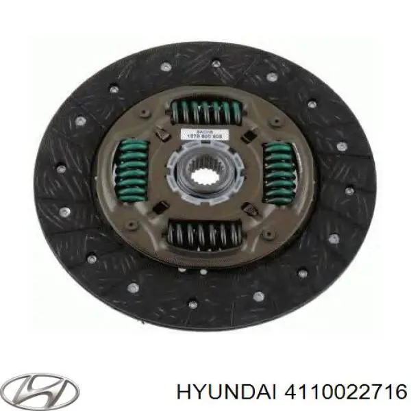 Диск сцепления 4110022716 Hyundai/Kia