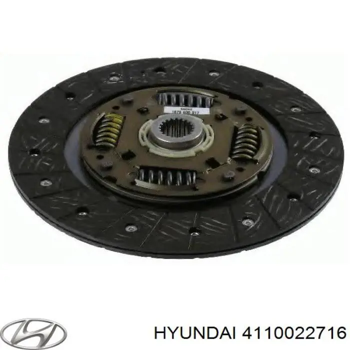 Купить 4110022716 Hyundai/Kia Диск сцепления