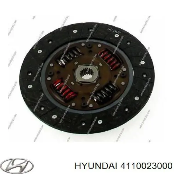 Купить 4110023000 Hyundai/Kia Диск сцепления