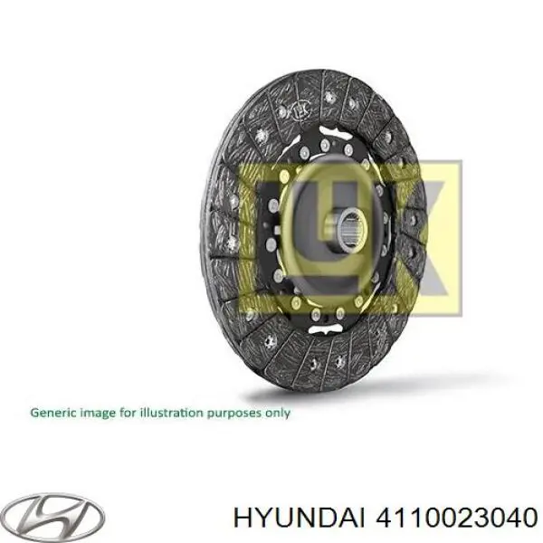 Диск сцепления 4110023040 Hyundai/Kia