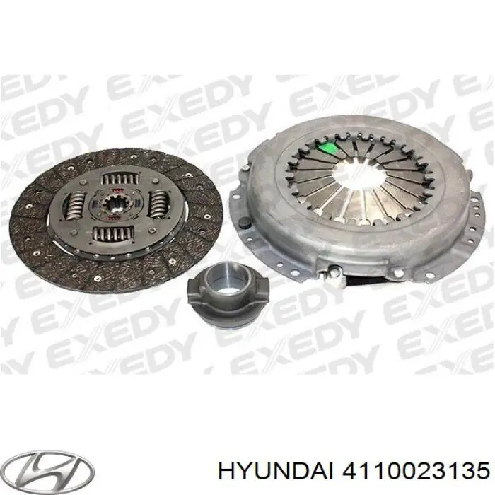 Disco de embraiagem Hyundai/Kia 4110023135