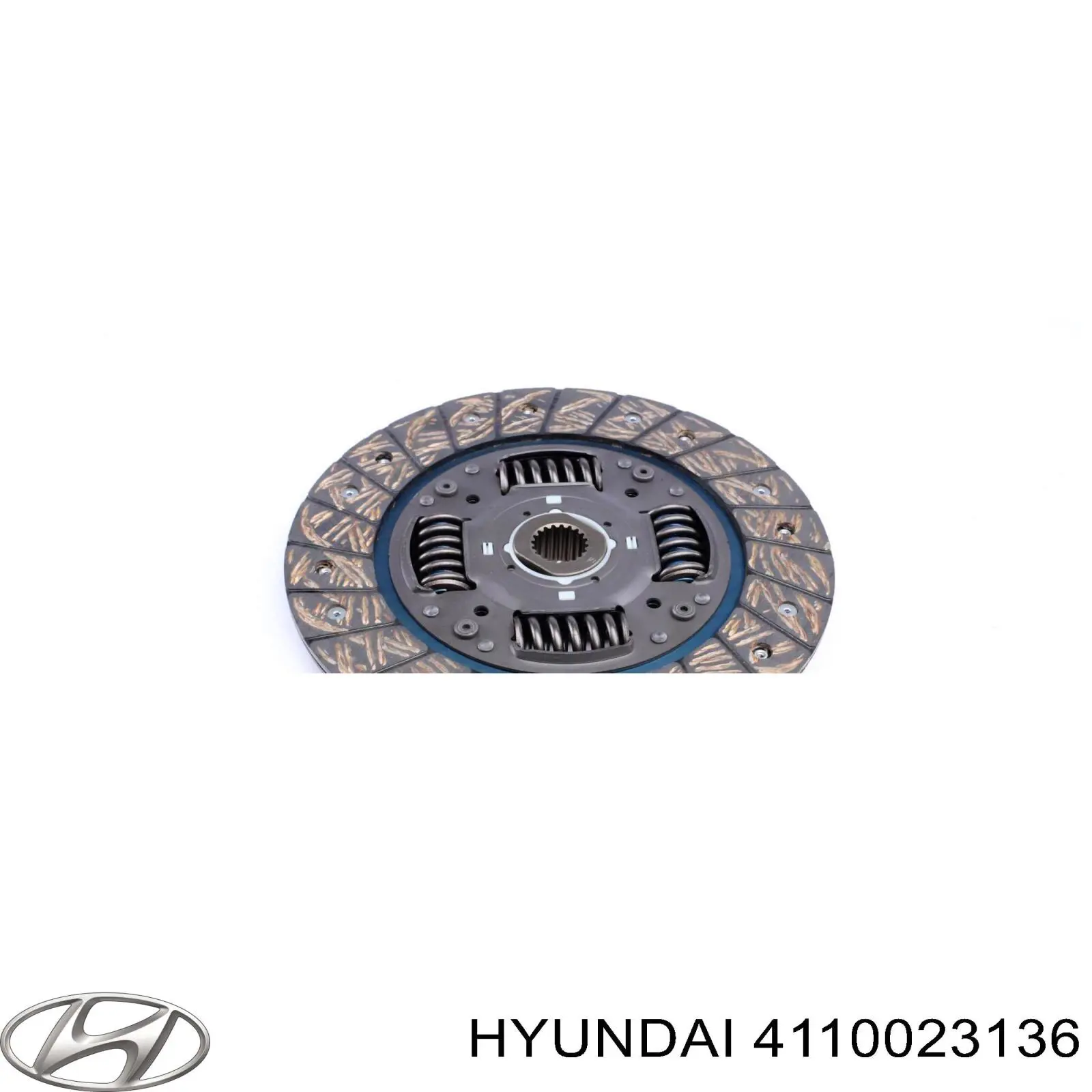 4110023136 Hyundai/Kia Диск сцепления ведомый