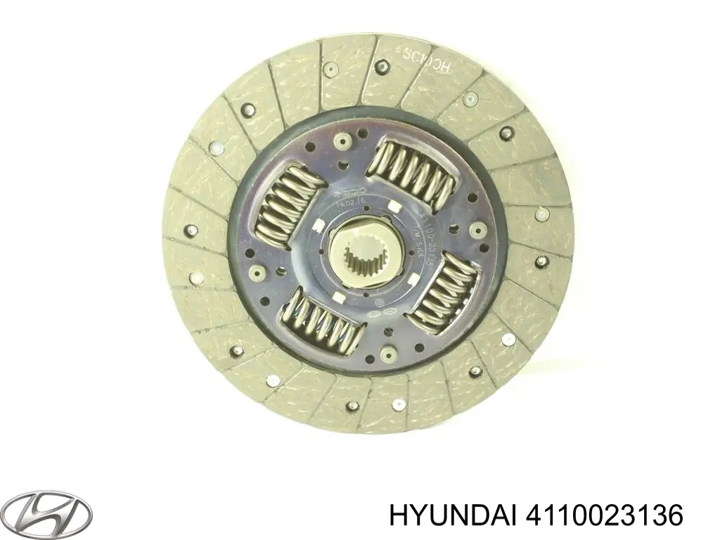 Диск сцепления 4110023136 Hyundai/Kia