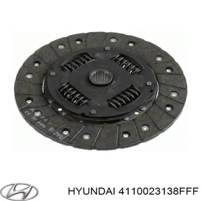 Диск сцепления 4110023138FFF Hyundai/Kia