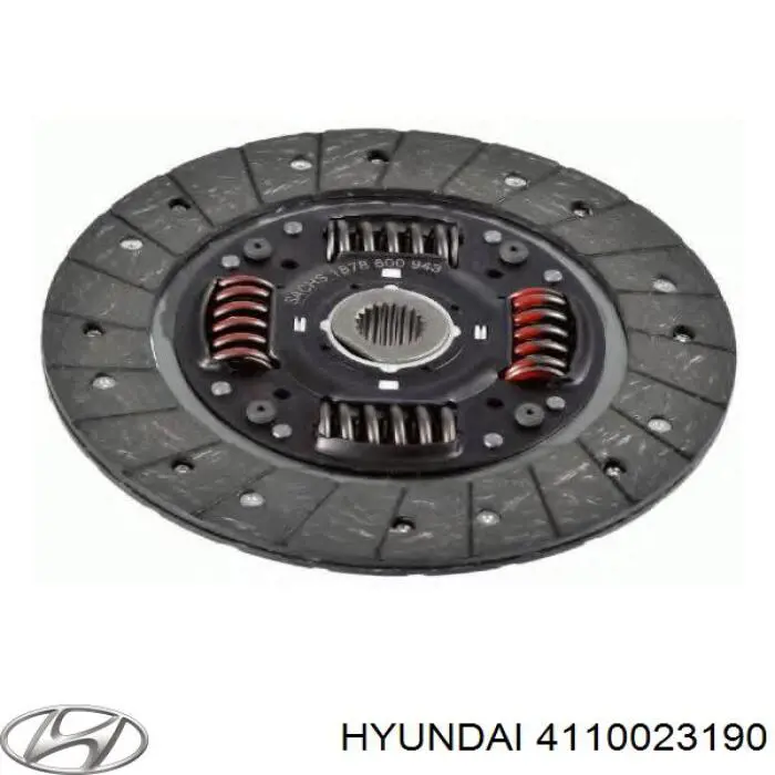 4110023190 Hyundai/Kia disco de embraiagem