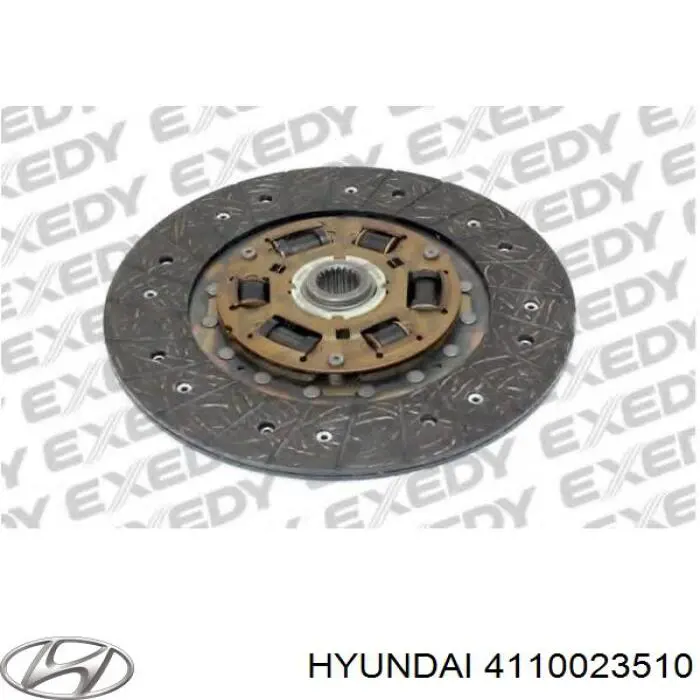 4110023510 Hyundai/Kia disco de embraiagem