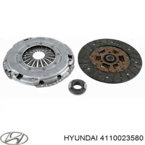 Диск сцепления 4110023580 Hyundai/Kia