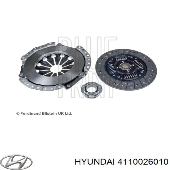 Диск сцепления Hyundai/Kia 4110026010