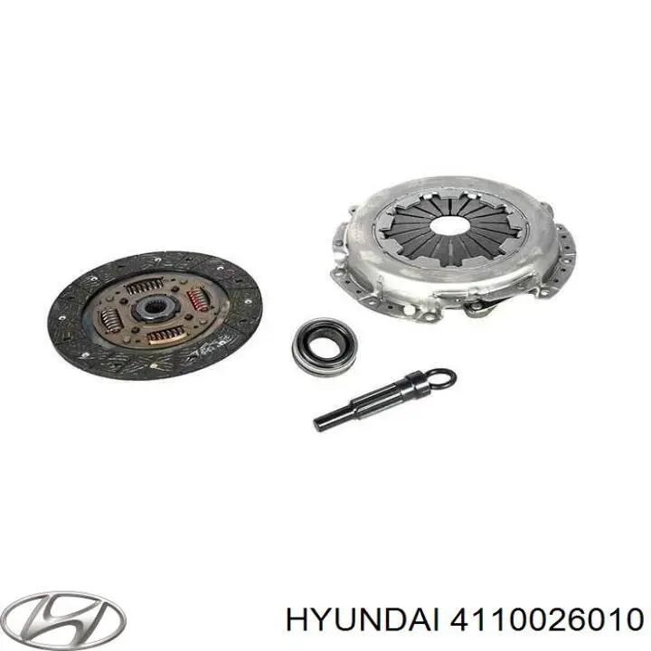 4110026010 Hyundai/Kia Диск сцепления ведомый