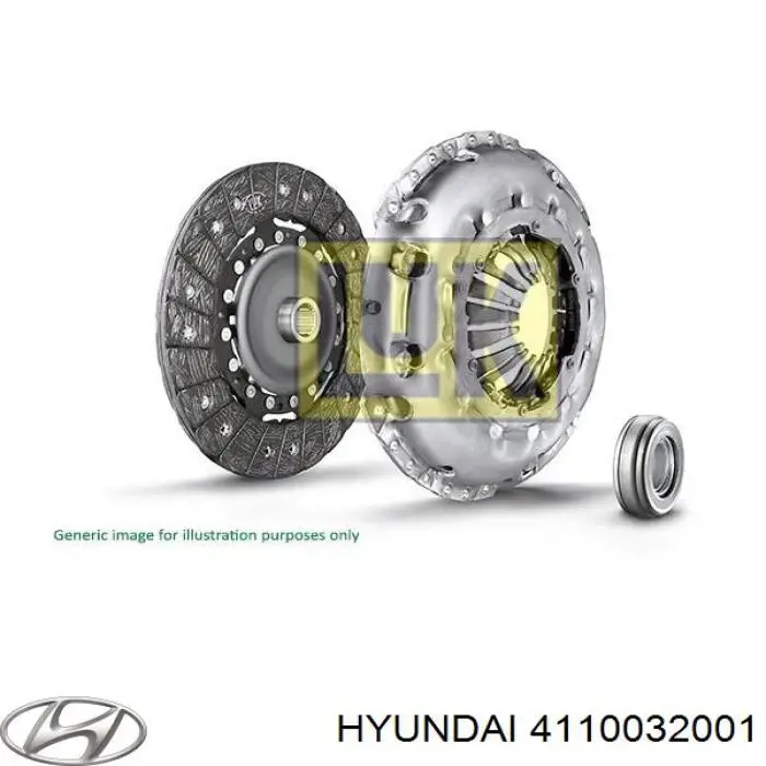 4110032001 Hyundai/Kia disco de embraiagem
