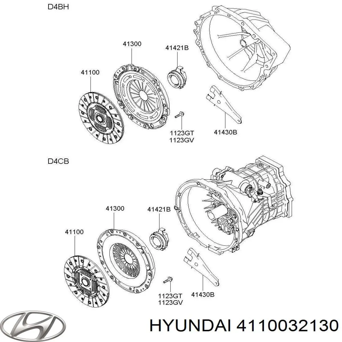 Купить 4110032130 Hyundai/Kia Диск сцепления