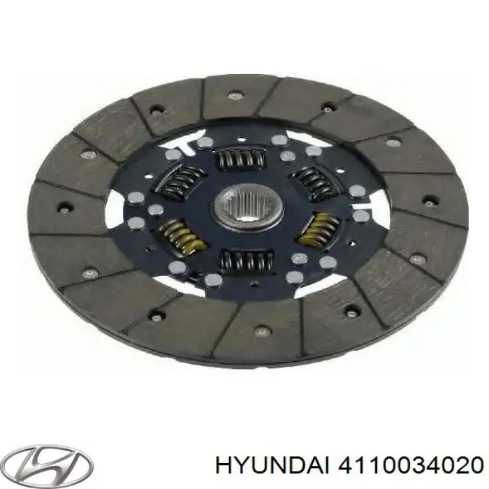 4110034020 Hyundai/Kia диск сцепления