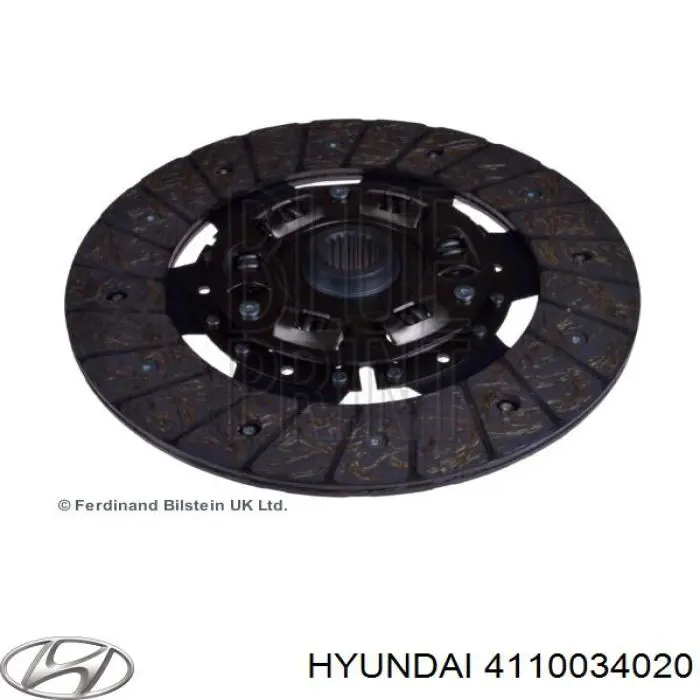 Диск сцепления Hyundai/Kia 4110034020 цена, от 38.66 USD