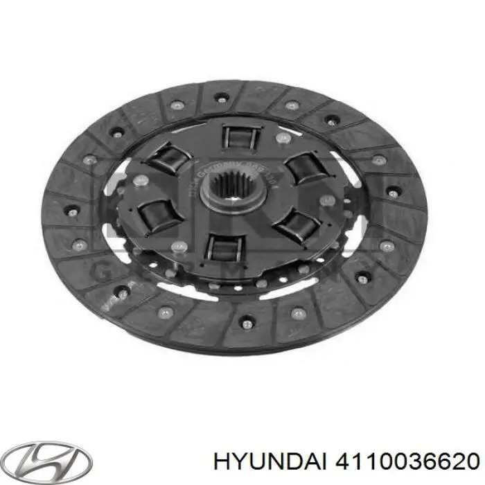 4110036620 Hyundai/Kia диск сцепления