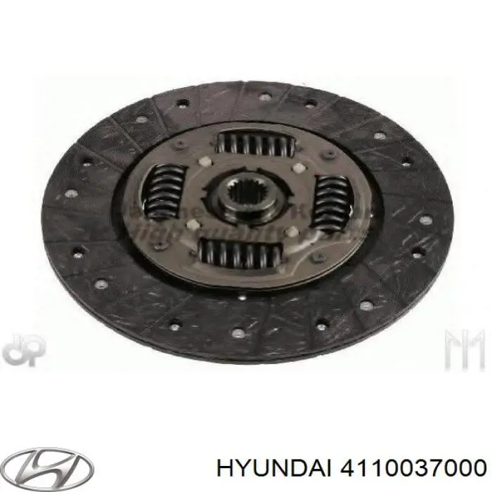 4110037000 Hyundai/Kia Диск сцепления ведомый