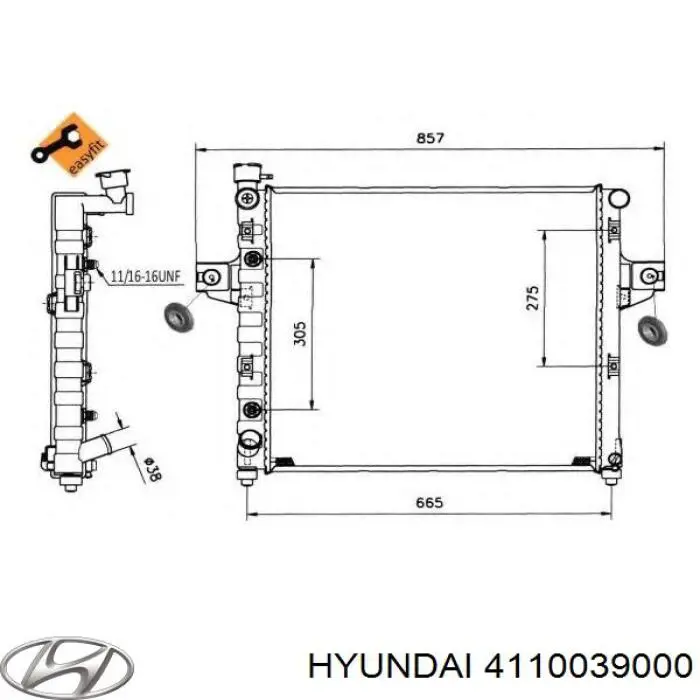 Купить 4110039000 Hyundai/Kia Диск сцепления