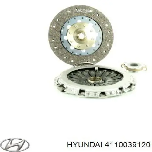 Диск сцепления Hyundai/Kia 4110039120